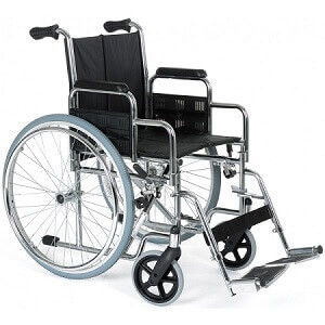 Silla de ruedas autopropulsable y plegable
